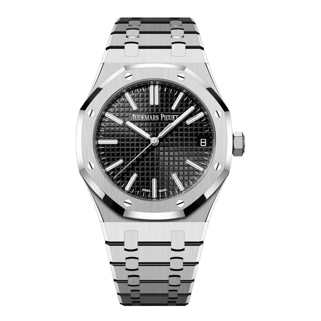 Royal Oak Steel – White Dial Type AP