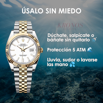 Datejust Rolesor - White Dial Oyster Rolex Type