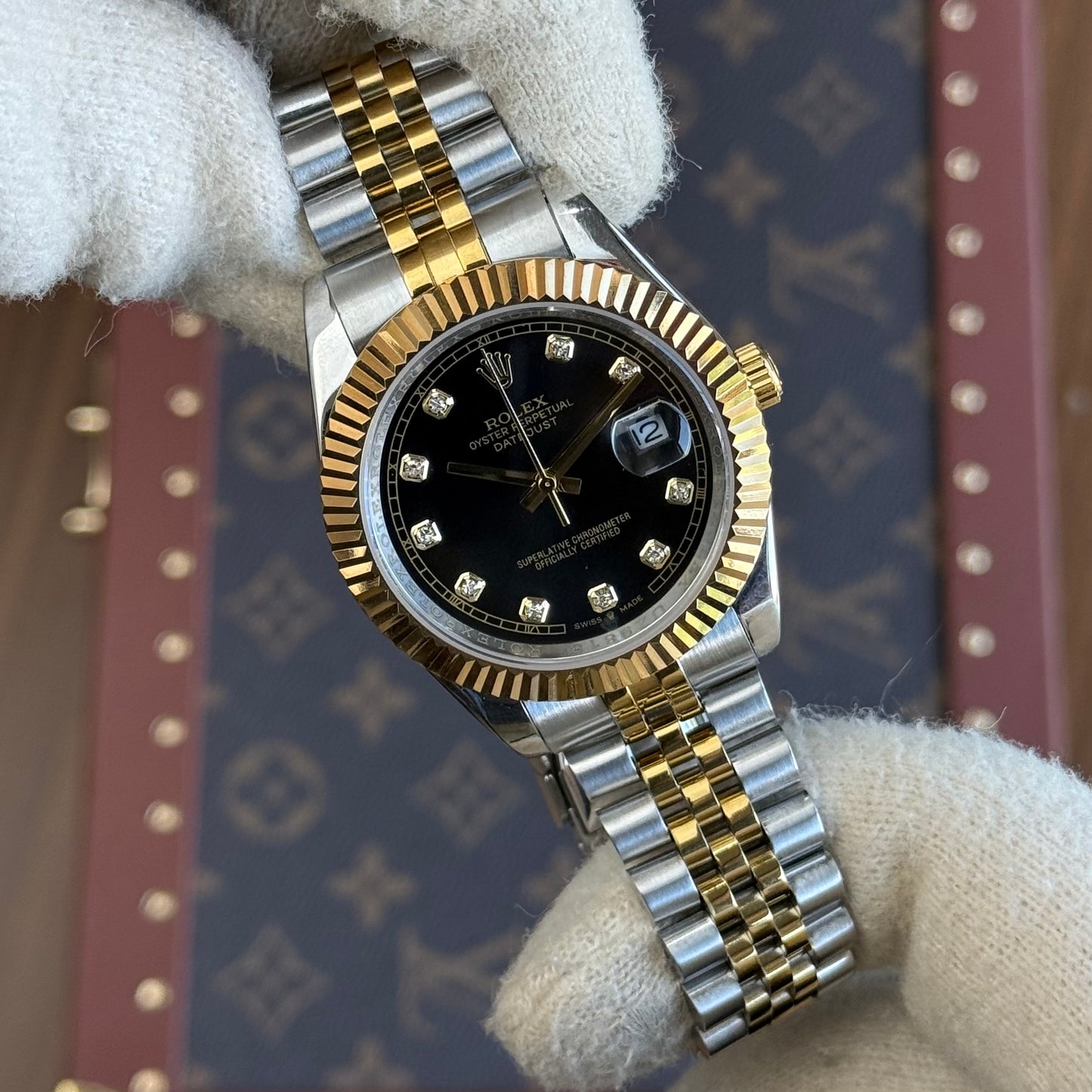 Datejust Oystersteel - Blue Dial Jubilee Type Rolex