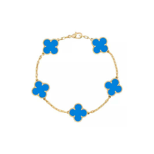 VC Blue Steel Bracelet 18K Gold Plated