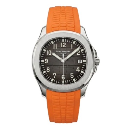Aquanaut Steel – Green Dial Rubber Strap Patek Type