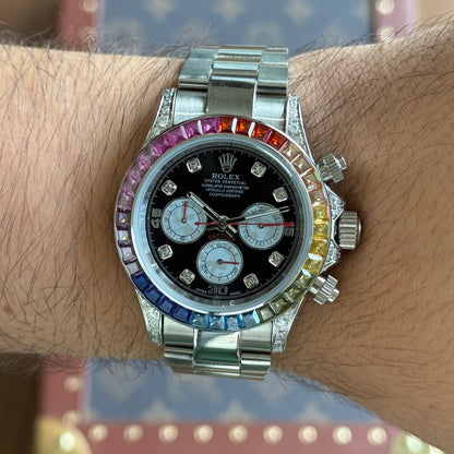Daytona "Rainbow" Special Edition Yellow Gold – Black Dial Oyster