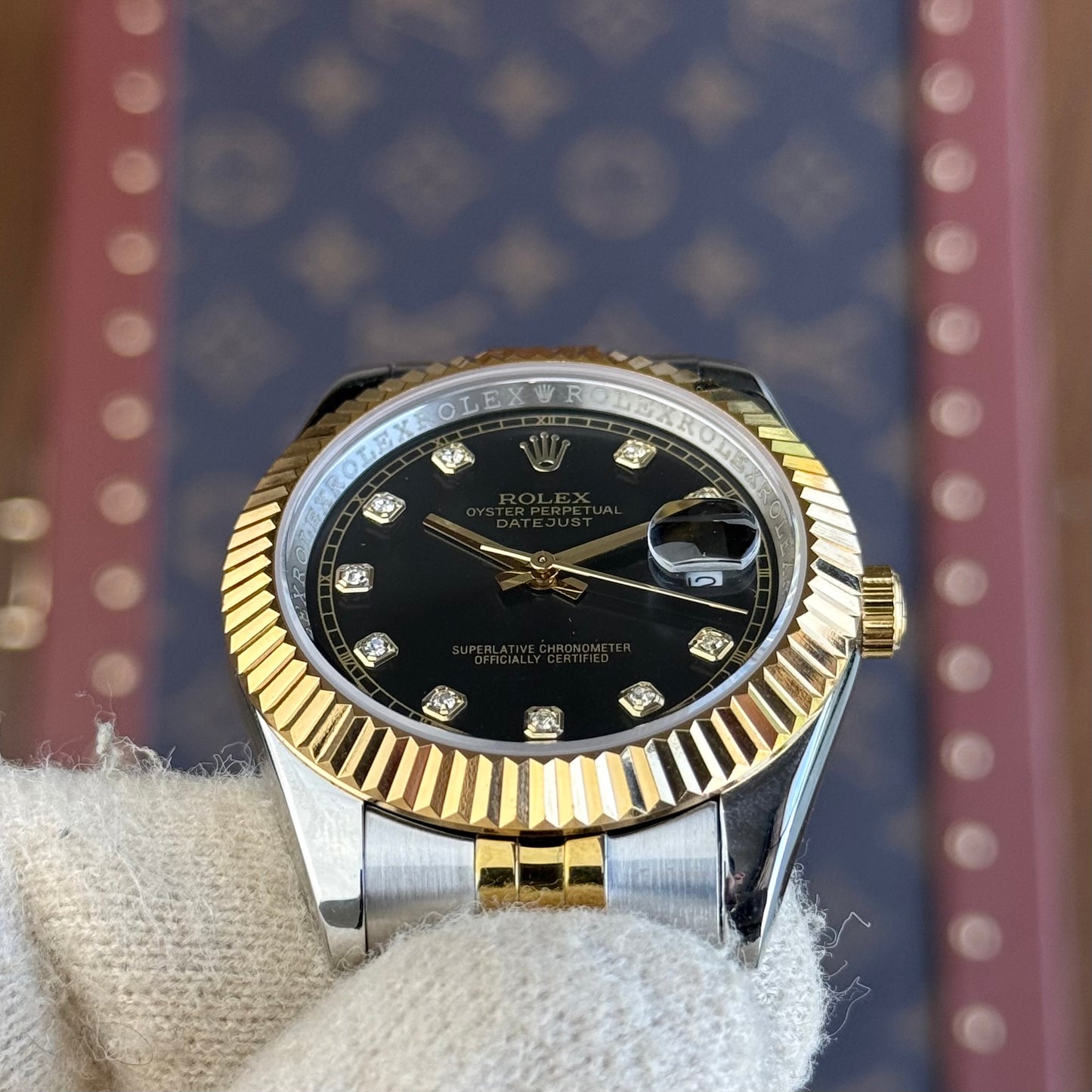 Datejust Oystersteel - Blue Dial Jubilee Type Rolex