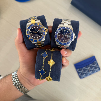 Travel Watch Roll Large - Blue