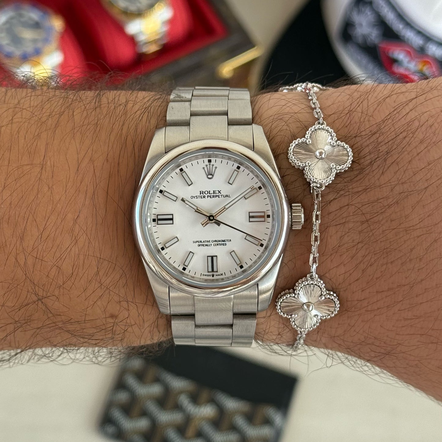 VC Bracelet Silver Plated 925 Silver 18K Gold Plated