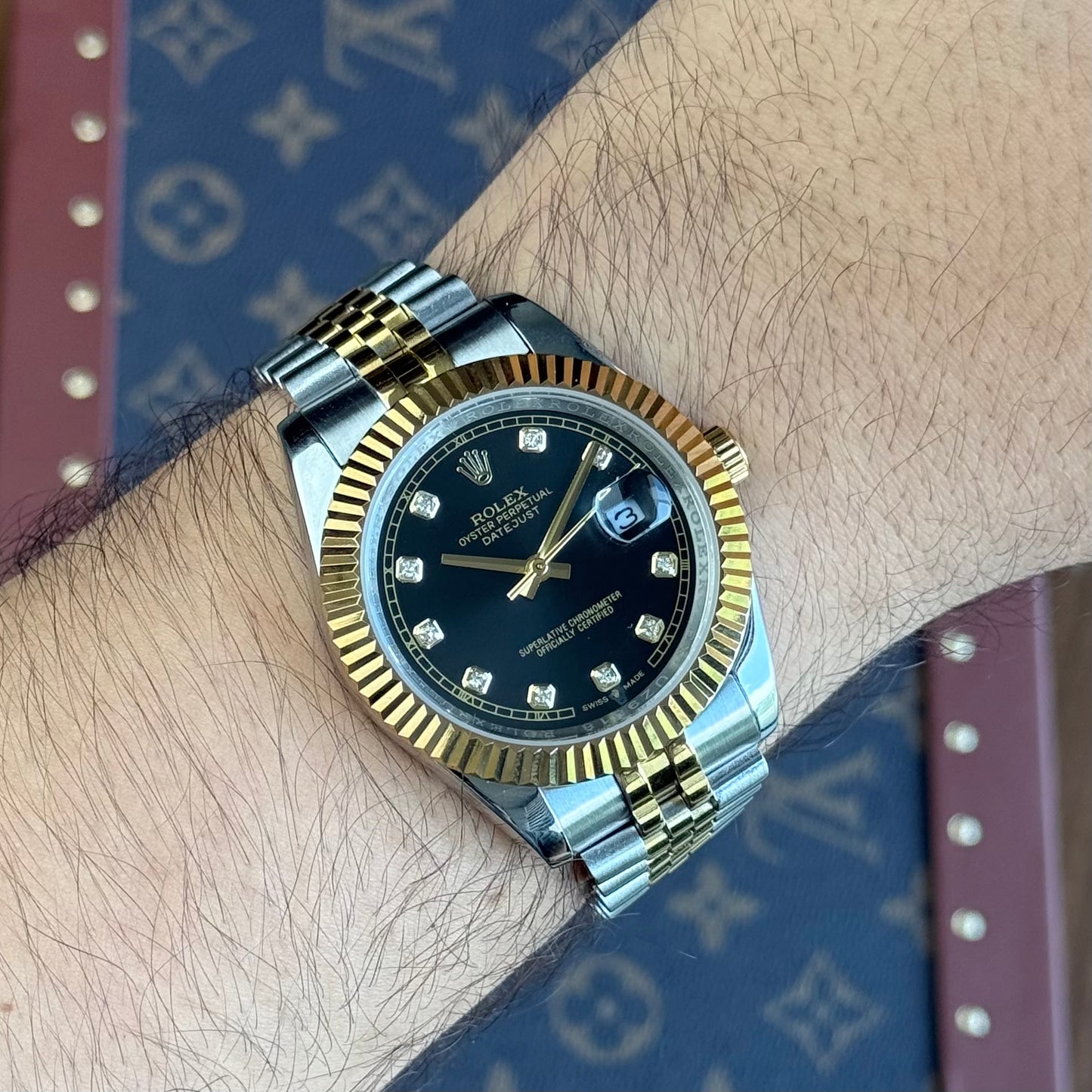 Datejust Oystersteel - Blue Dial Jubilee Type Rolex