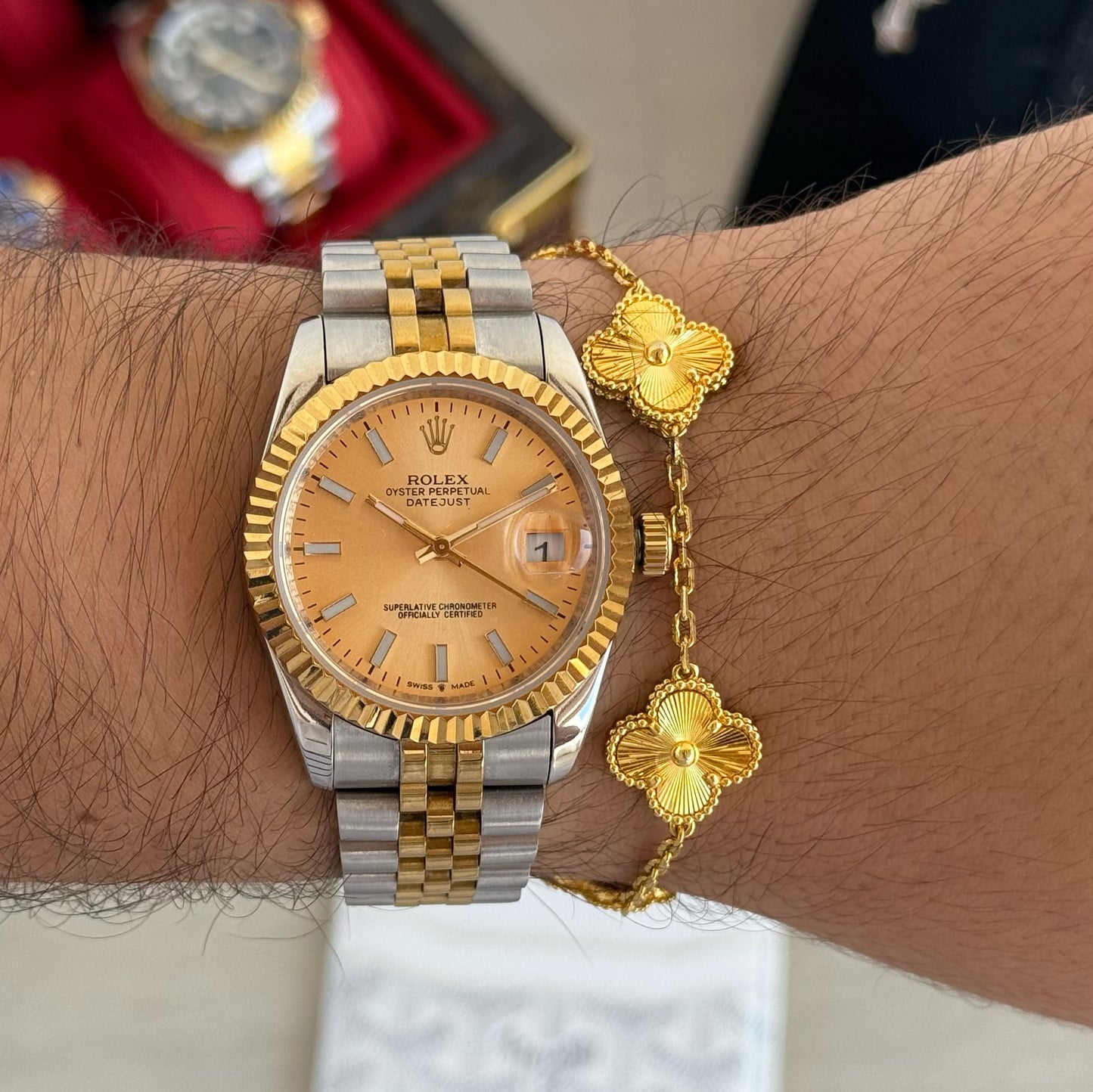 VC Gold Plated Bracelet 925 Silver 18K Gold Plated