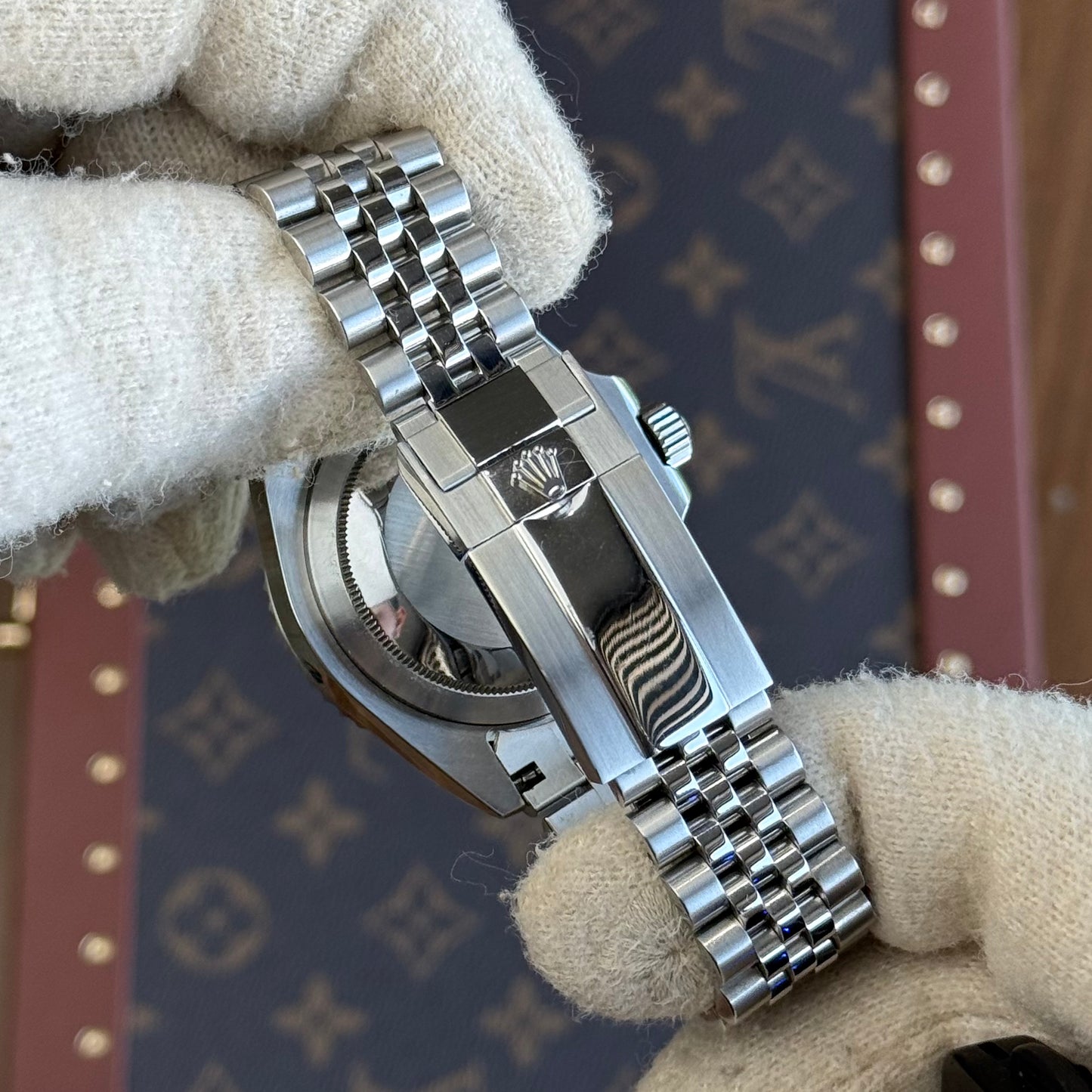 GMT-Master II "Batgirl" Oystersteel - Black Dial Blue & Black Bezel Jubilee