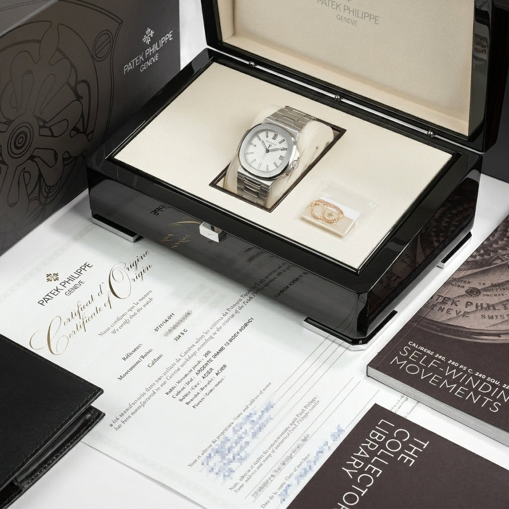 Nautilus Steel – White Dial Patek Type