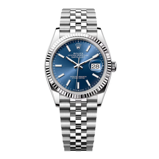 Datejust Oystersteel - Blue Dial Jubilee Type Rolex