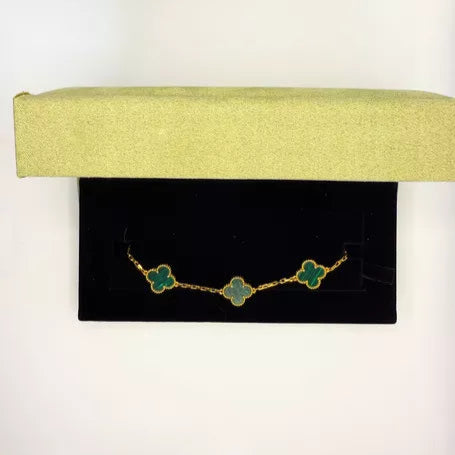 VC Green Steel Bracelet 18K Gold Plated