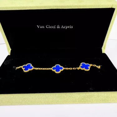 VC Blue Steel Bracelet 18K Gold Plated