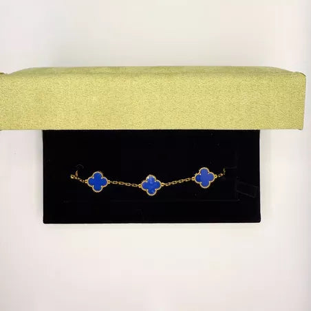VC Blue Steel Bracelet 18K Gold Plated