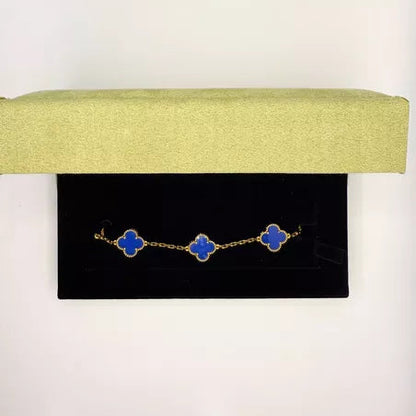 VC Blue Steel Bracelet 18K Gold Plated