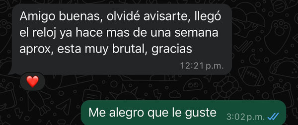 Review de cliente