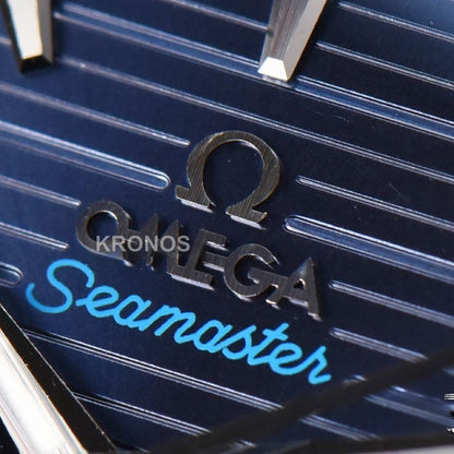 Aqua Terra 150m 41mm Dark Blue Dial Silver Hand Silver - Authentic Movement