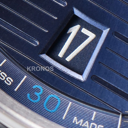 Aqua Terra 150m 41mm Dark Blue Dial Silver Hand Silver - Authentic Movement