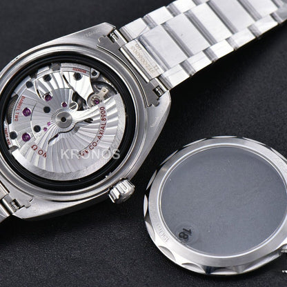 Aqua Terra 150m 41mm Dark Blue Dial Silver Hand Silver - Authentic Movement