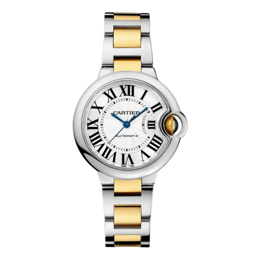 Ballon Bleu Two-Tone White Dial reloj de lujo accesible Kronos Relojes