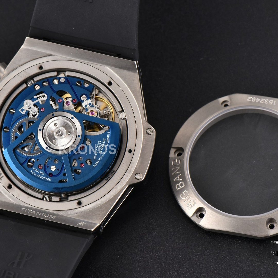 Big Bang Unico 45mm Blue Ceramic Skeleton Dial Black - Authentic Movement