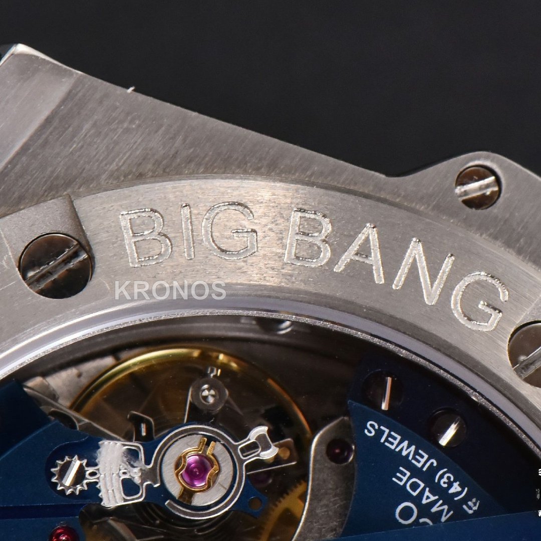 Big Bang Unico 45mm Blue Ceramic Skeleton Dial Black - Authentic Movement