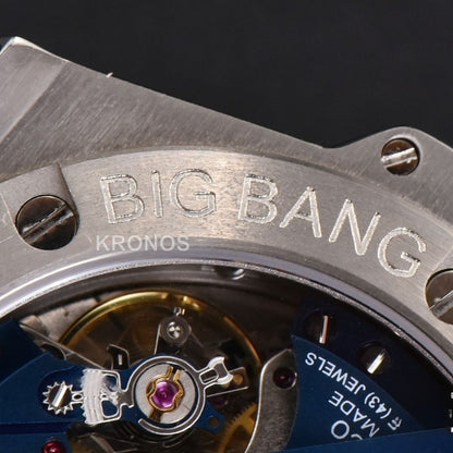 Big Bang Unico 45mm Blue Ceramic Skeleton Dial Black - Authentic Movement