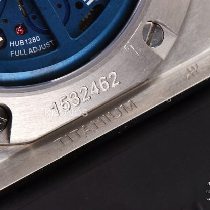 Big Bang Unico 45mm Blue Ceramic Skeleton Dial Black - Authentic Movement