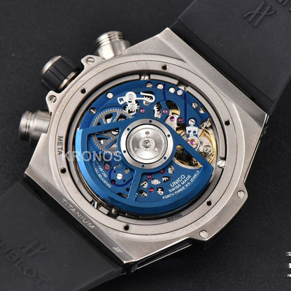 Big Bang Unico 45mm Skeleton Dial Black A1280 - Authentic Movement
