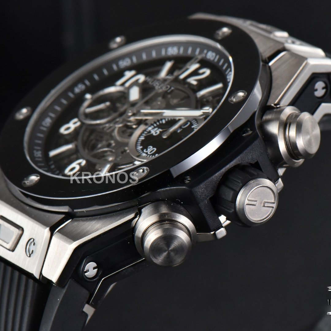 Big Bang Unico 45mm Skeleton Dial Ceramic Black - Authentic Movement