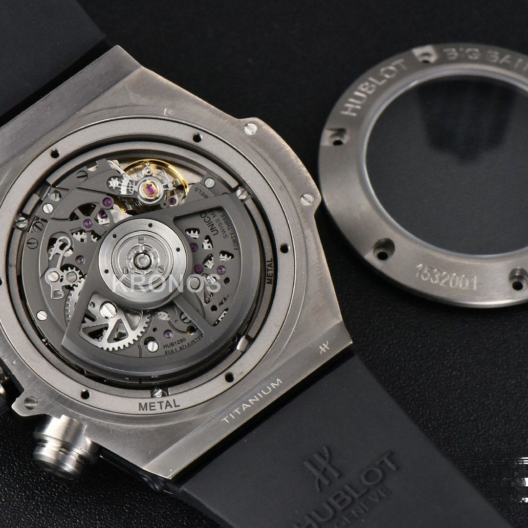 Big Bang Unico 45mm Skeleton Dial Ceramic Black - Authentic Movement
