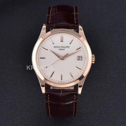 Calatrava 38mm Ivory Dial Brown - Authentic Movement