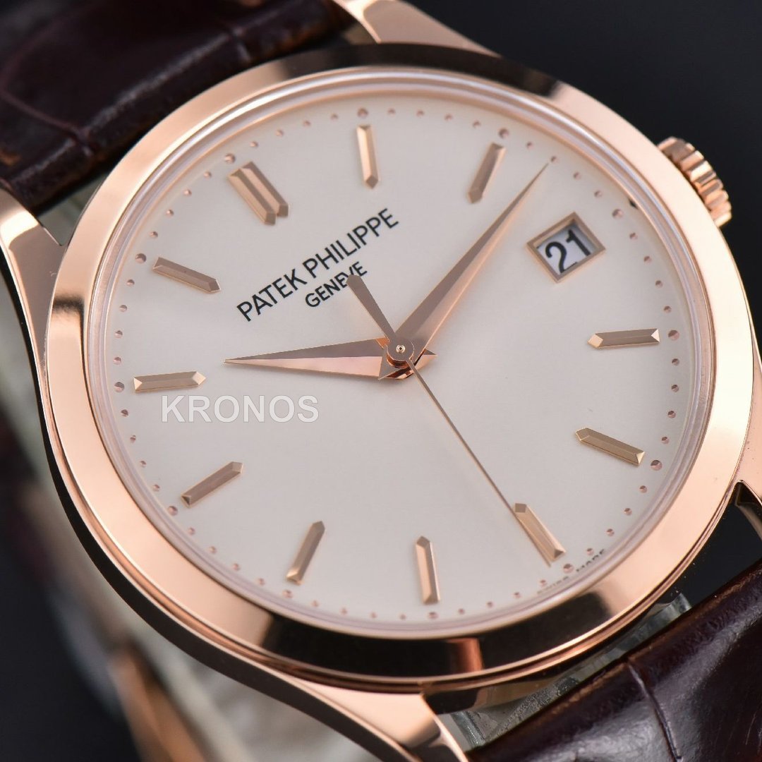 Calatrava 38mm Ivory Dial Brown - Authentic Movement