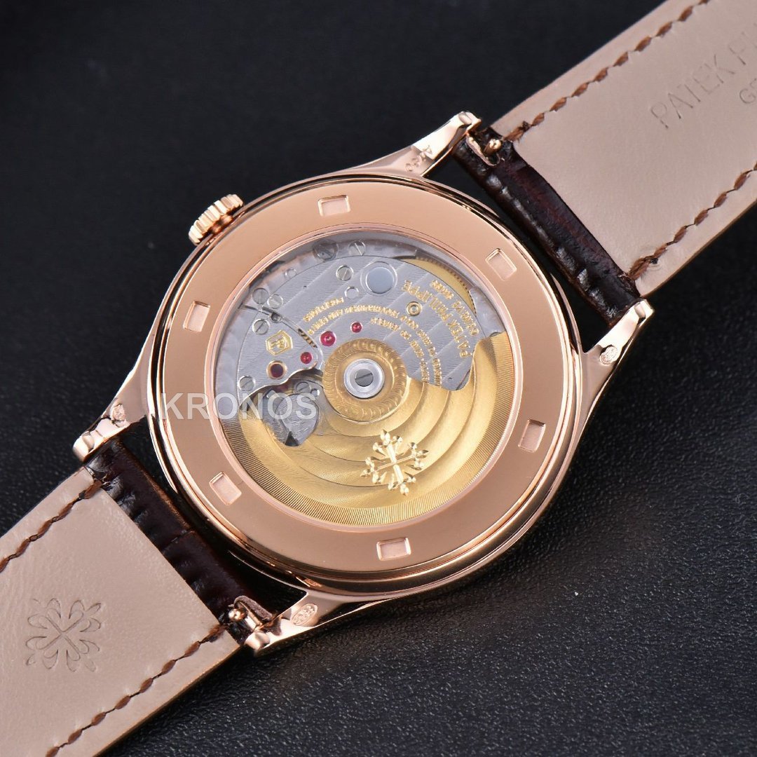 Calatrava 38mm Ivory Dial Brown - Authentic Movement