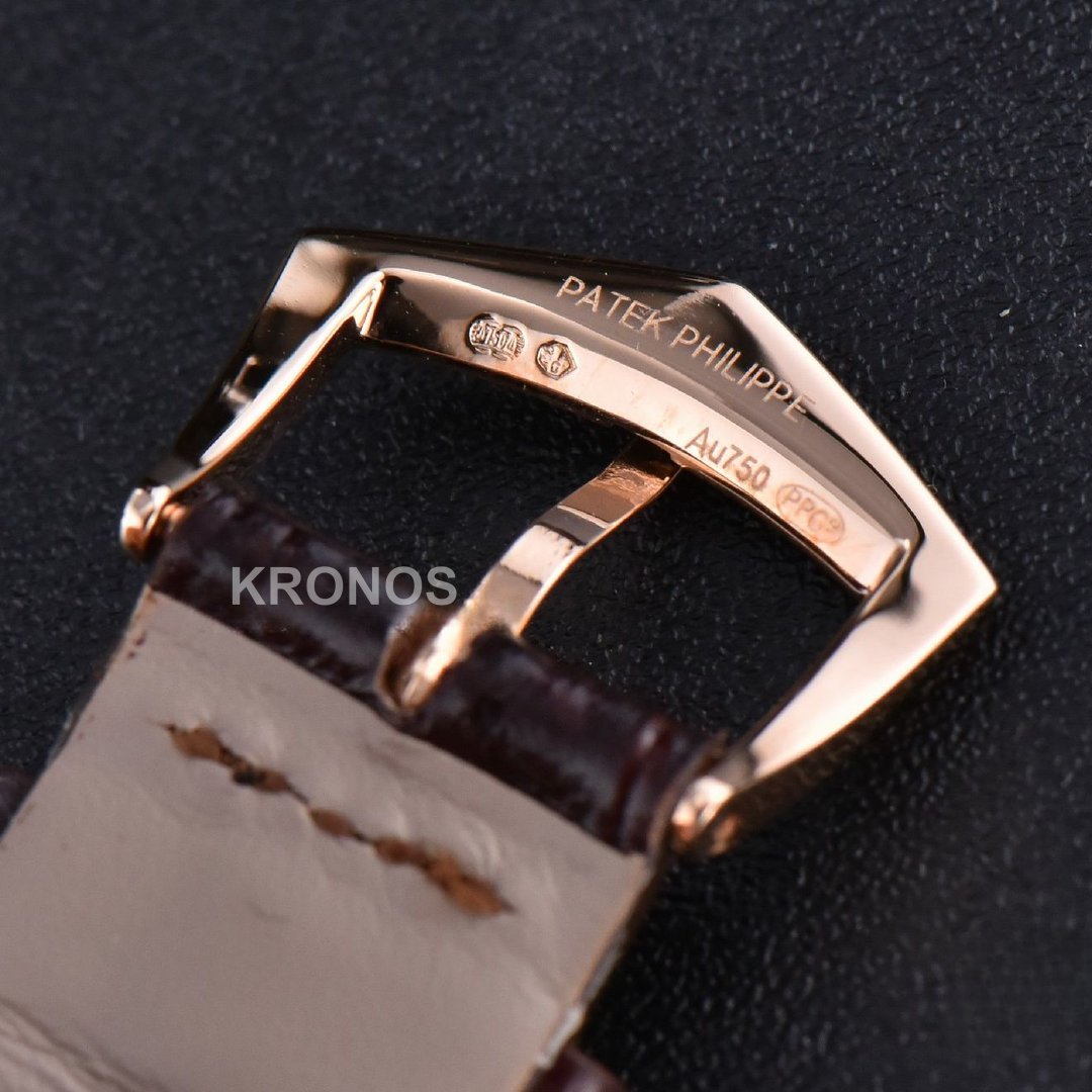Calatrava 38mm Ivory Dial Brown - Authentic Movement