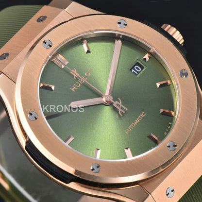 Classic Fusion 42mm Jj+f Green Dial Green - Authentic Movement