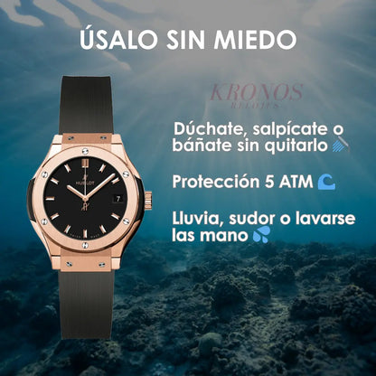 Correa goma Classic Fusion King Gold Kronos Relojes comodidad y elegancia