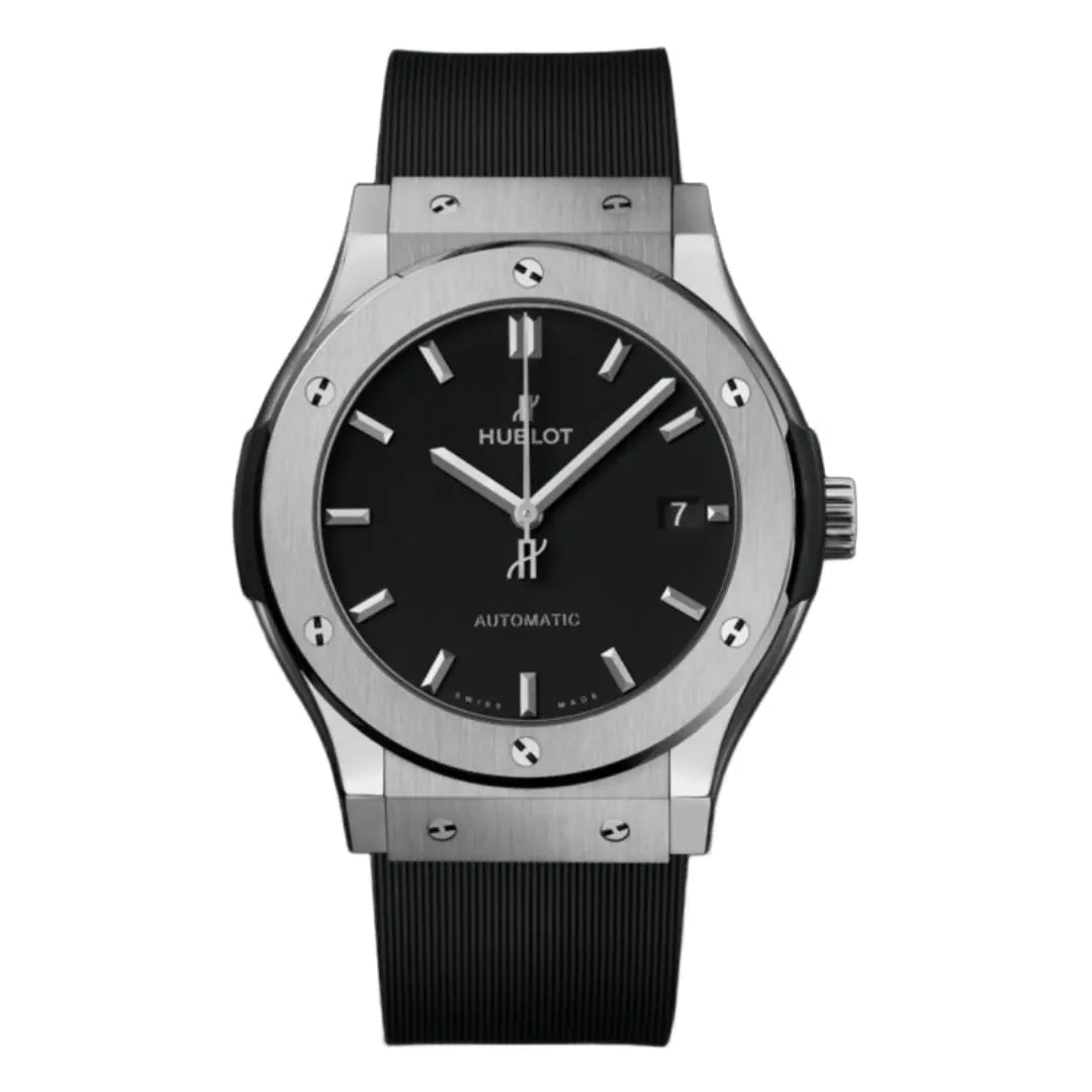 Reloj Classic Fusion Steel Black Dial Kronos Relojes vista frontal