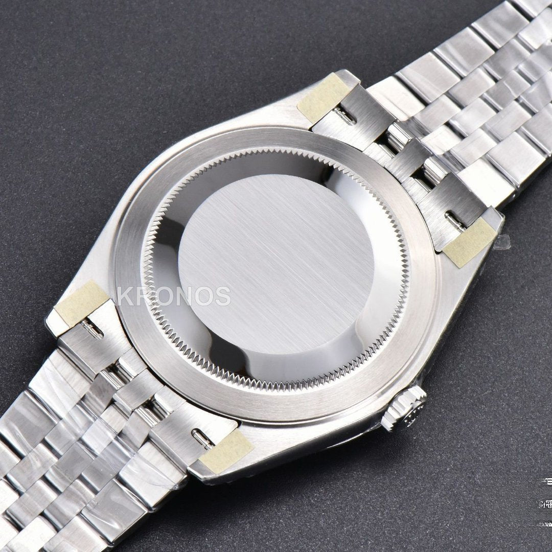 Datejust 41mm Wimbledon Gray Dial Green Marker Jubilee - Authentic Movement
