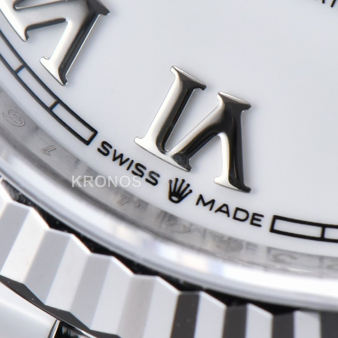 Datejust 36mm White Dial Roman Marker - Authentic Movement