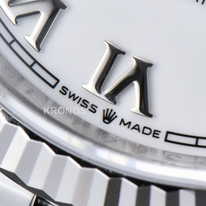 Datejust 36mm White Dial Roman Marker - Authentic Movement