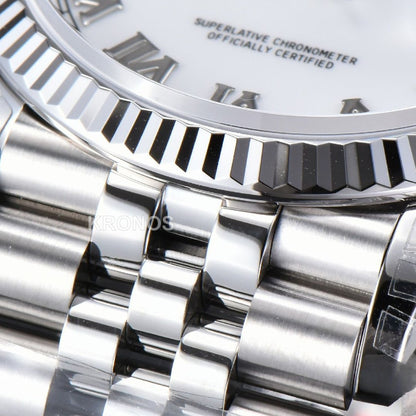 Datejust 36mm White Dial Roman Marker - Authentic Movement