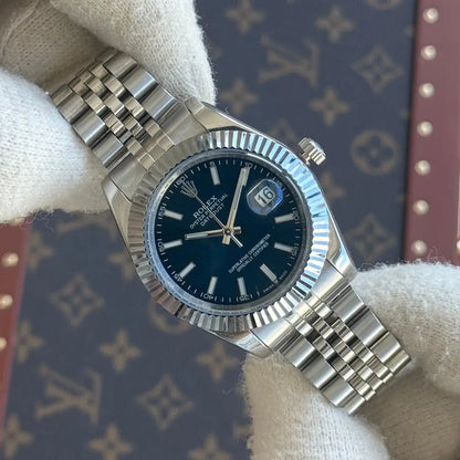 Reloj Datejust inspirado estilo AAA con esfera azul de Kronos Relojes