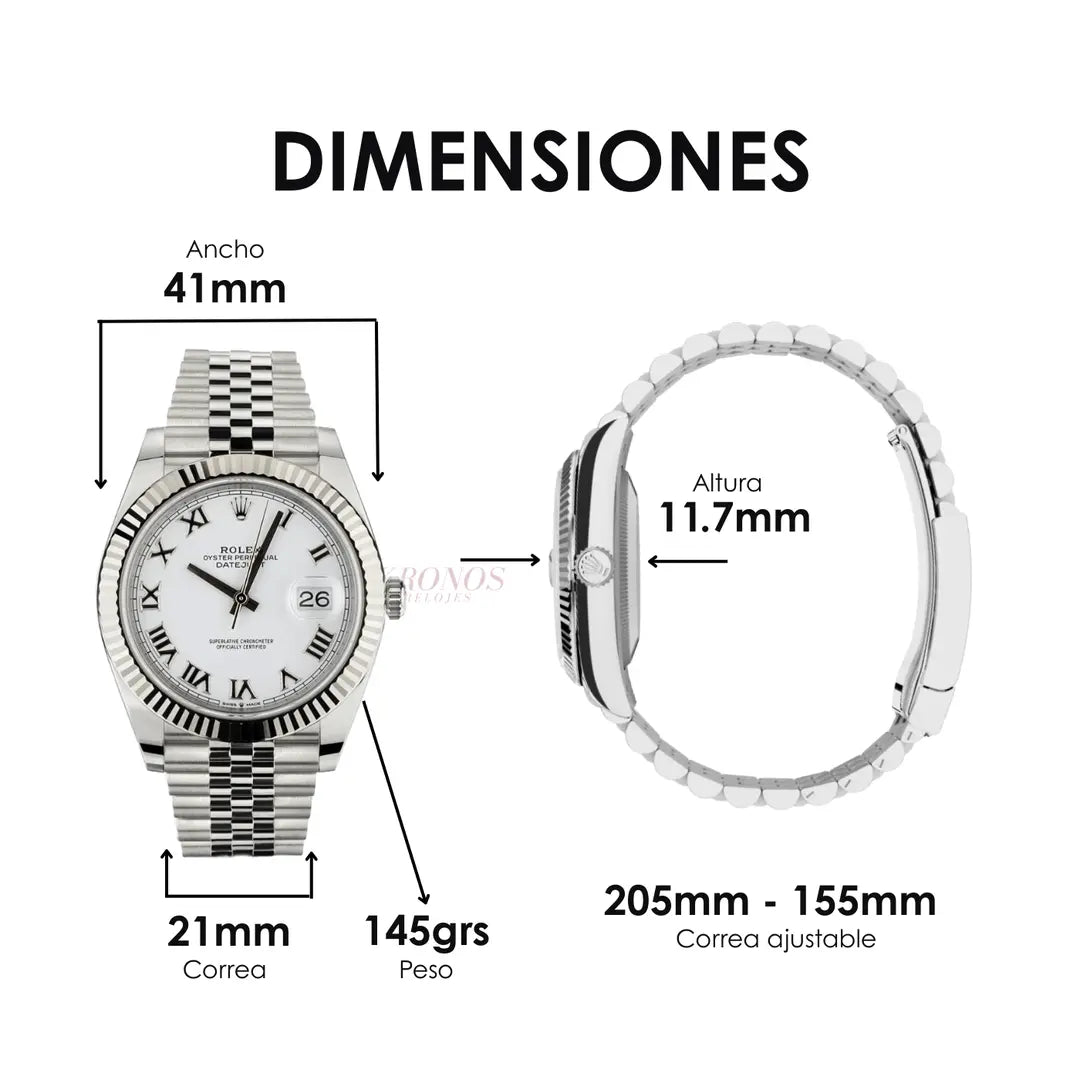 Datejust Oystersteel pulsera Jubilee reloj de lujo Kronos México USA España
