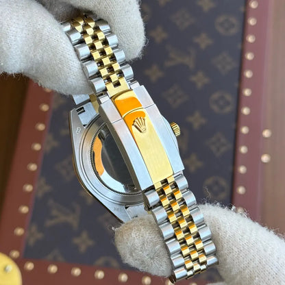 Detalle esfera champagne Datejust Rolesor Jubilee Kronos Relojes