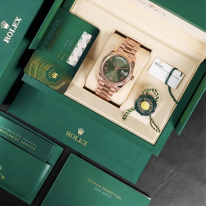 Day-Date Everose Gold – Chocolate Dial President Type Rolex