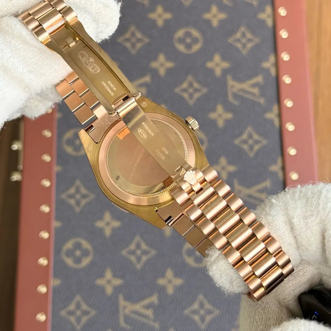 Correa President Everose Gold Day-Date Kronos Relojes lujo México