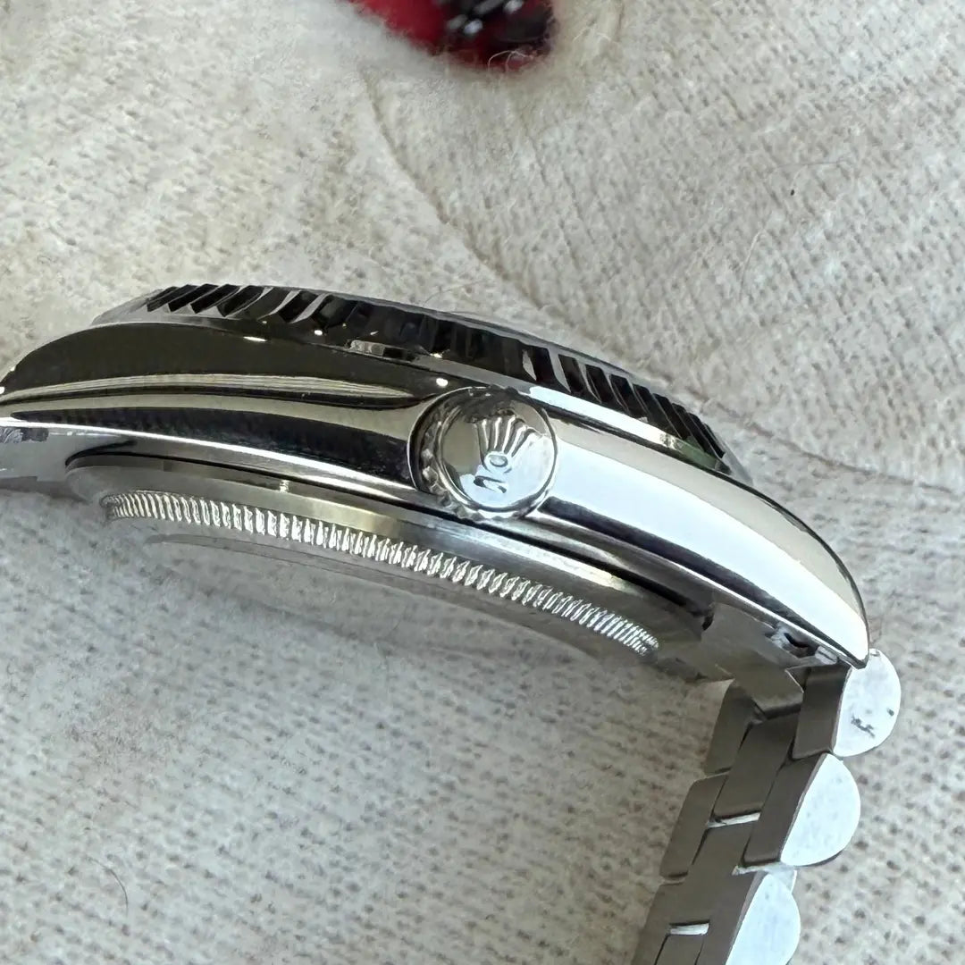 Cierre Oystersteel Day-Date plateado Kronos de lujo