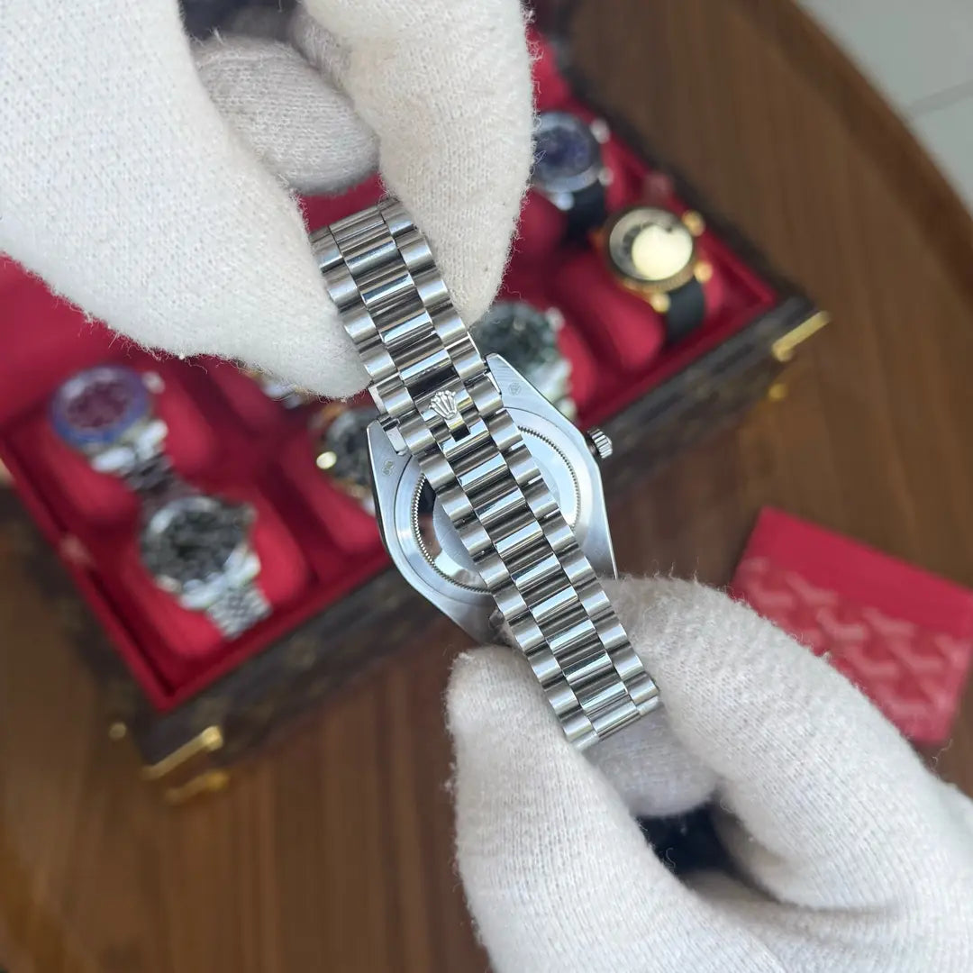 Pulsera Oystersteel President Day-Date Tiffany Kronos Relojes cierre