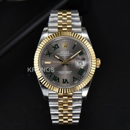 Datejust 41mm Gray Wimbledon Dial - Authentic Movement