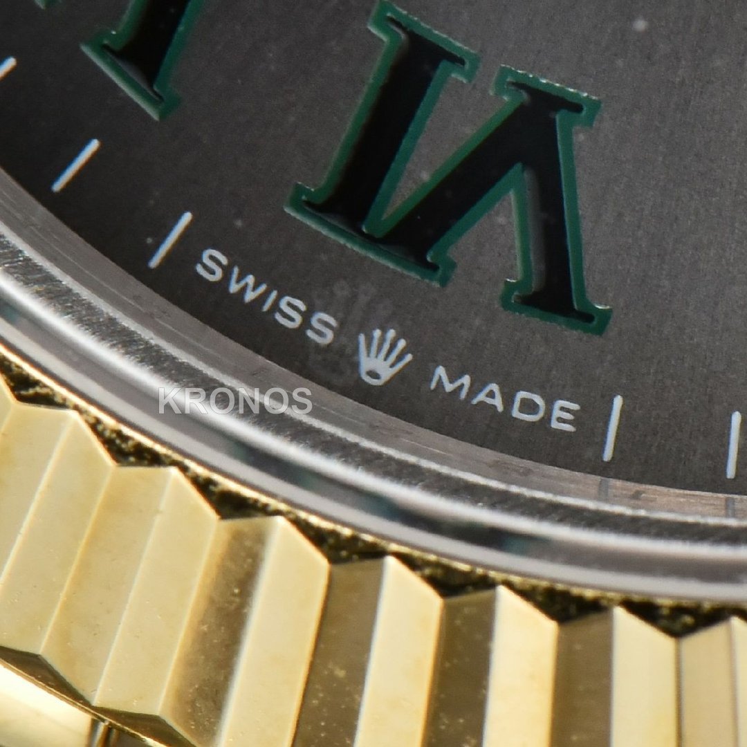 Datejust 41mm Gray Wimbledon Dial - Authentic Movement